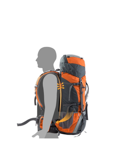 Рюкзак туристический Naturehike 70 л, оранжевый