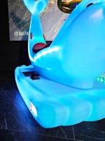 Прокатный аттракцион «Световой дельфин» Электромобиль (съемный хвост)