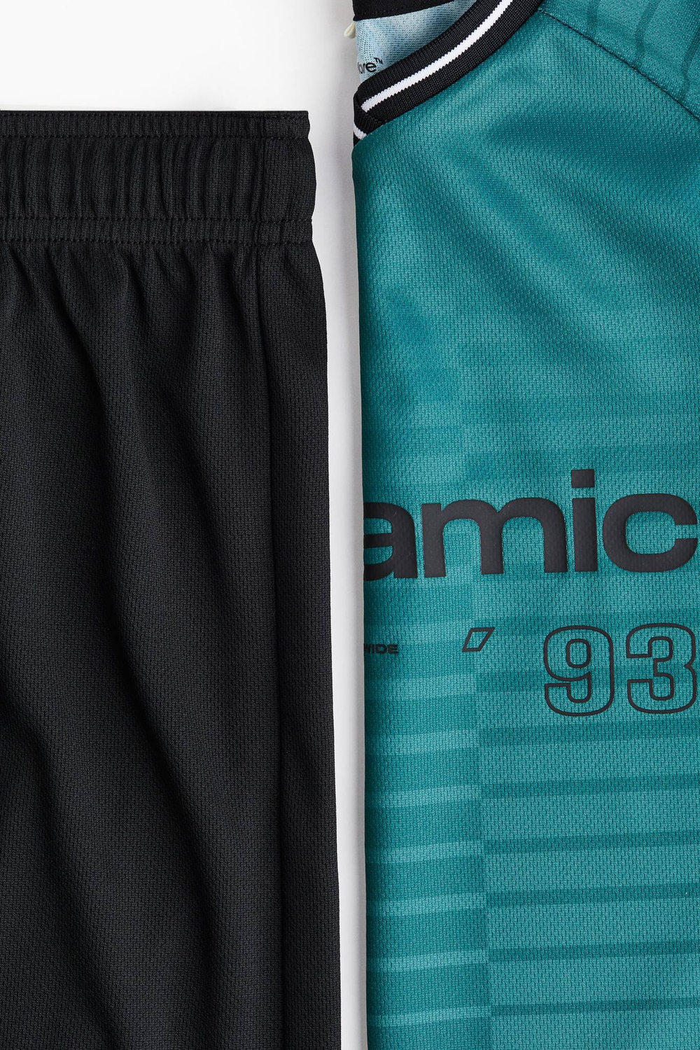 H&M Набор футболки и шорт DryMove, зеленый