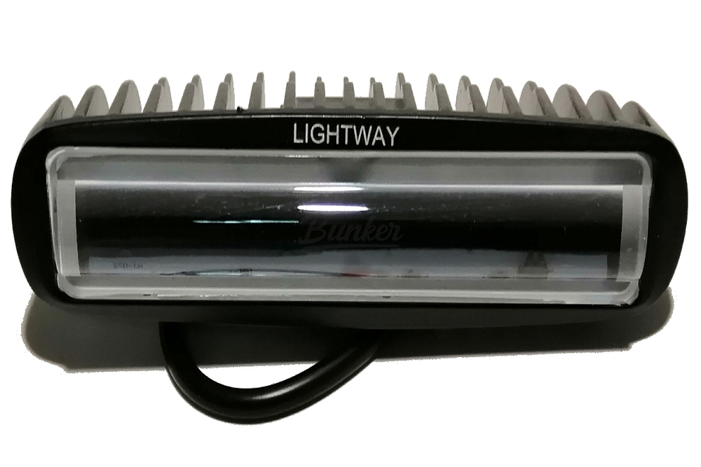 Светодиодная фара 20W - 4 режима Yellow-White Strobe,LIGHTWAY