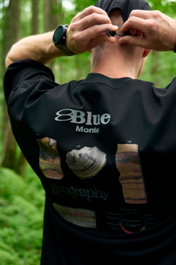 Футболка Nothomme Blue Mountain Geo Print Coolmax Pro T-Shirt "Zhu Mohei"