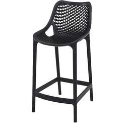 Полубарный стул Air черный