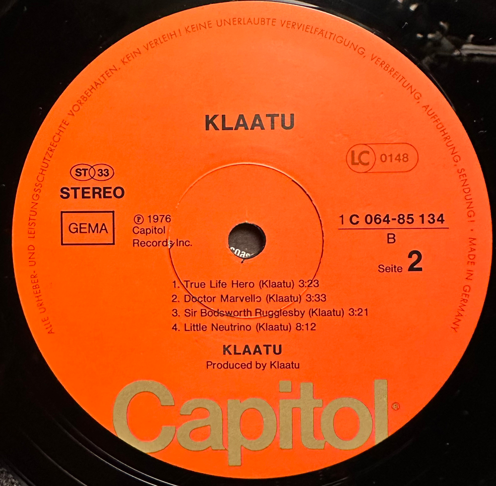 Klaatu - Klaatu (Германия 1976г.)