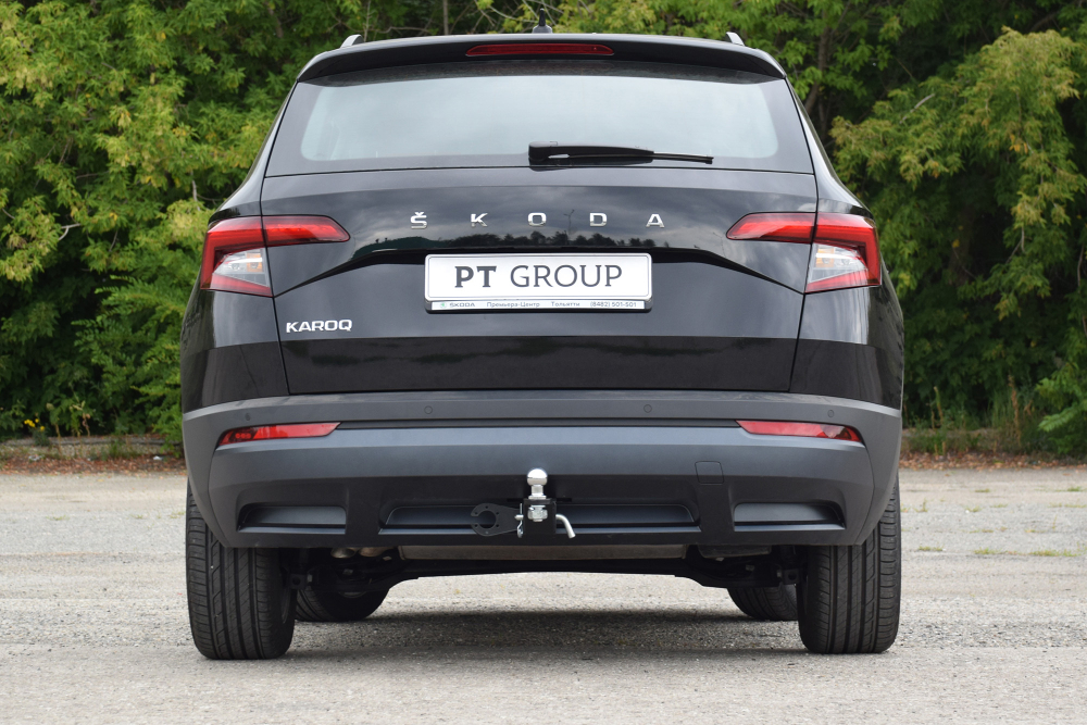 Фаркоп PT GROUP /съемный квадрат/ для Volkswagen Tiguan, SKODA Kodiaq 2017-,KAROQ 2020-(паспорт и сертификат в комплекте)(без электрики) арт.SKQ-17-991122.00
