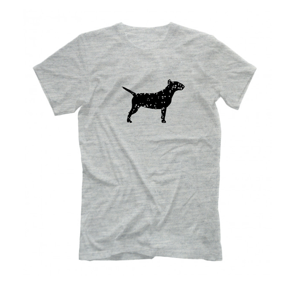 Футболка "Бультерьер - набросок"