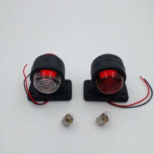 Указатель габаритов (рога) ФГ-1 с лампой 24V для грузовых авто 80мм 2шт