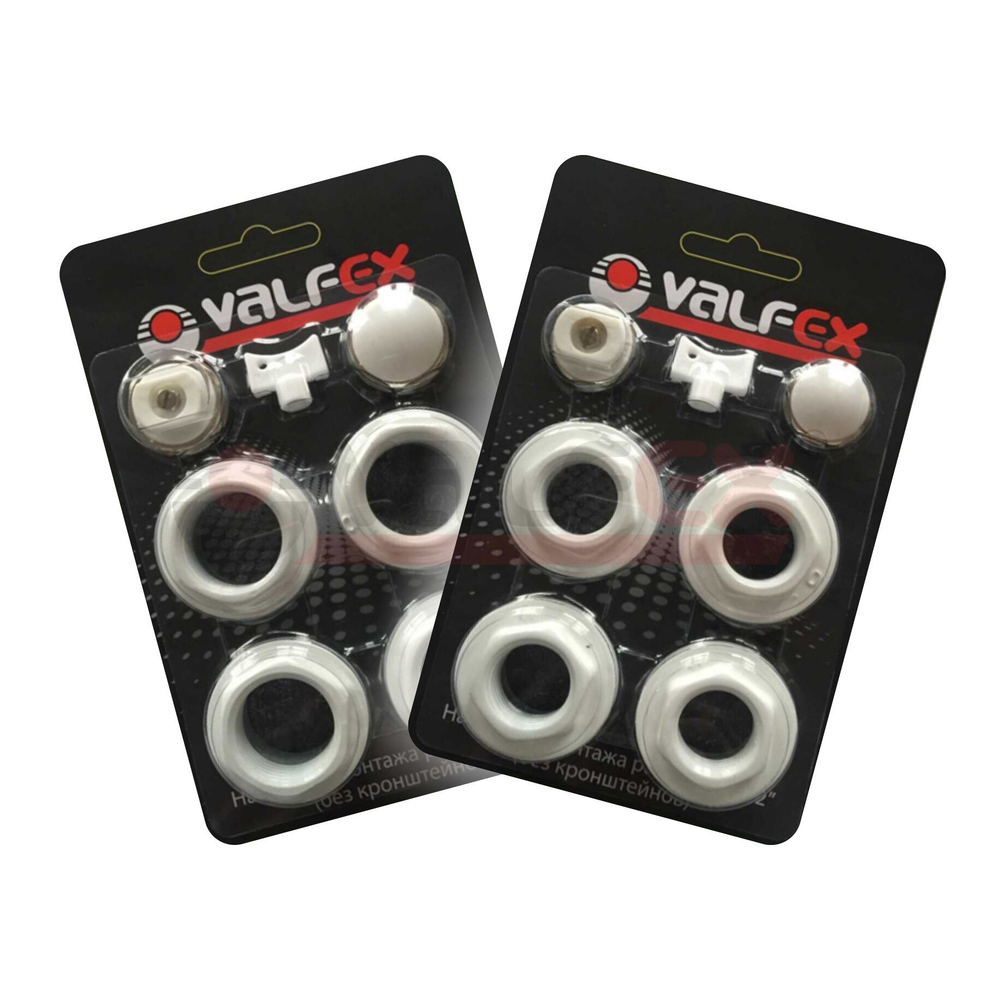 Комплект для подключения радиатора Valfex AD-1001, 7 предметов, 3/4"