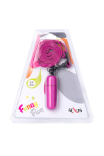 Мини-вибратор фиолетовый на шнурке Funny Five (5,5 см , фиолетовый) (Цвет: фиолетовый)