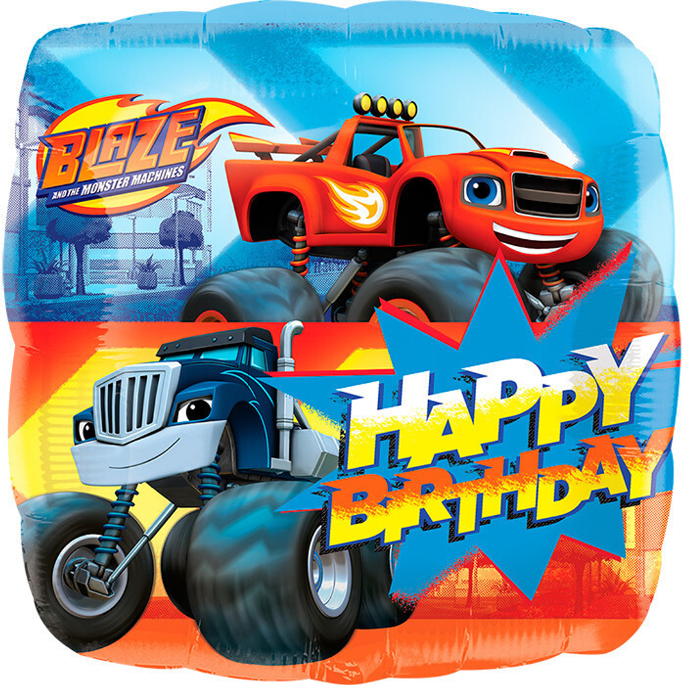 А 18" квадрат Вспыш и Чудо машинки СДР / Blaze S60