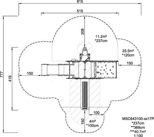 Компан «Русалочка и Огниво» с горкой