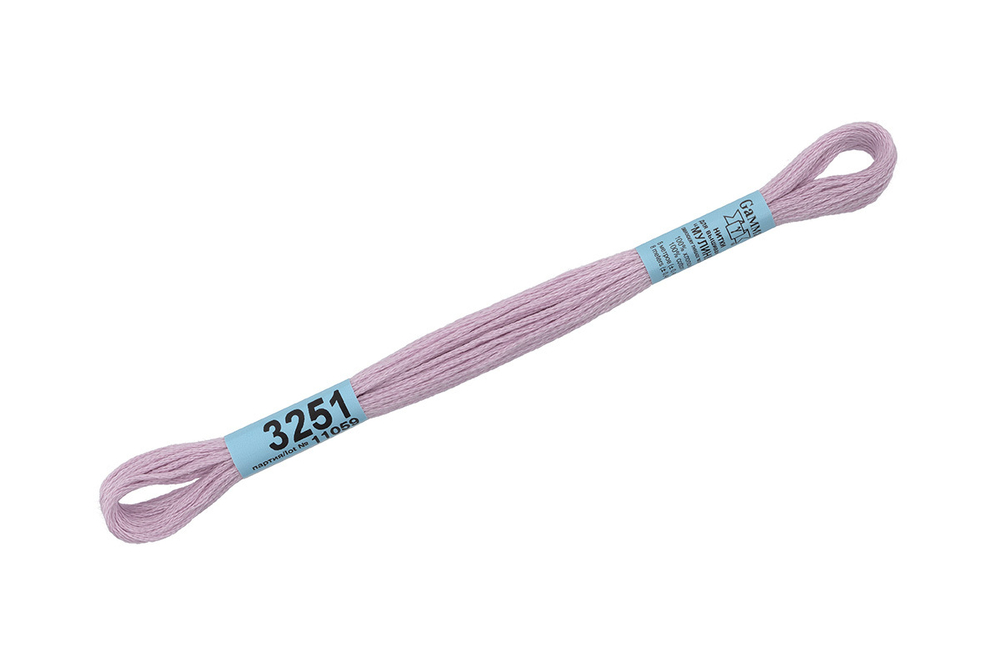 Мулине  "Gamma", 100% хлопок, 8 м, №3251