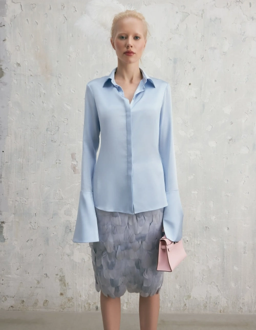 Юбка из перьев Slay Midi