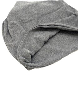 Шапка осенняя-весенняя тонкая бини серая (201537497)