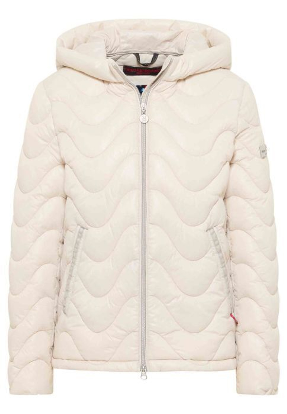 Куртка Frieda Freddies 3704 молочно-серый прострочка волна