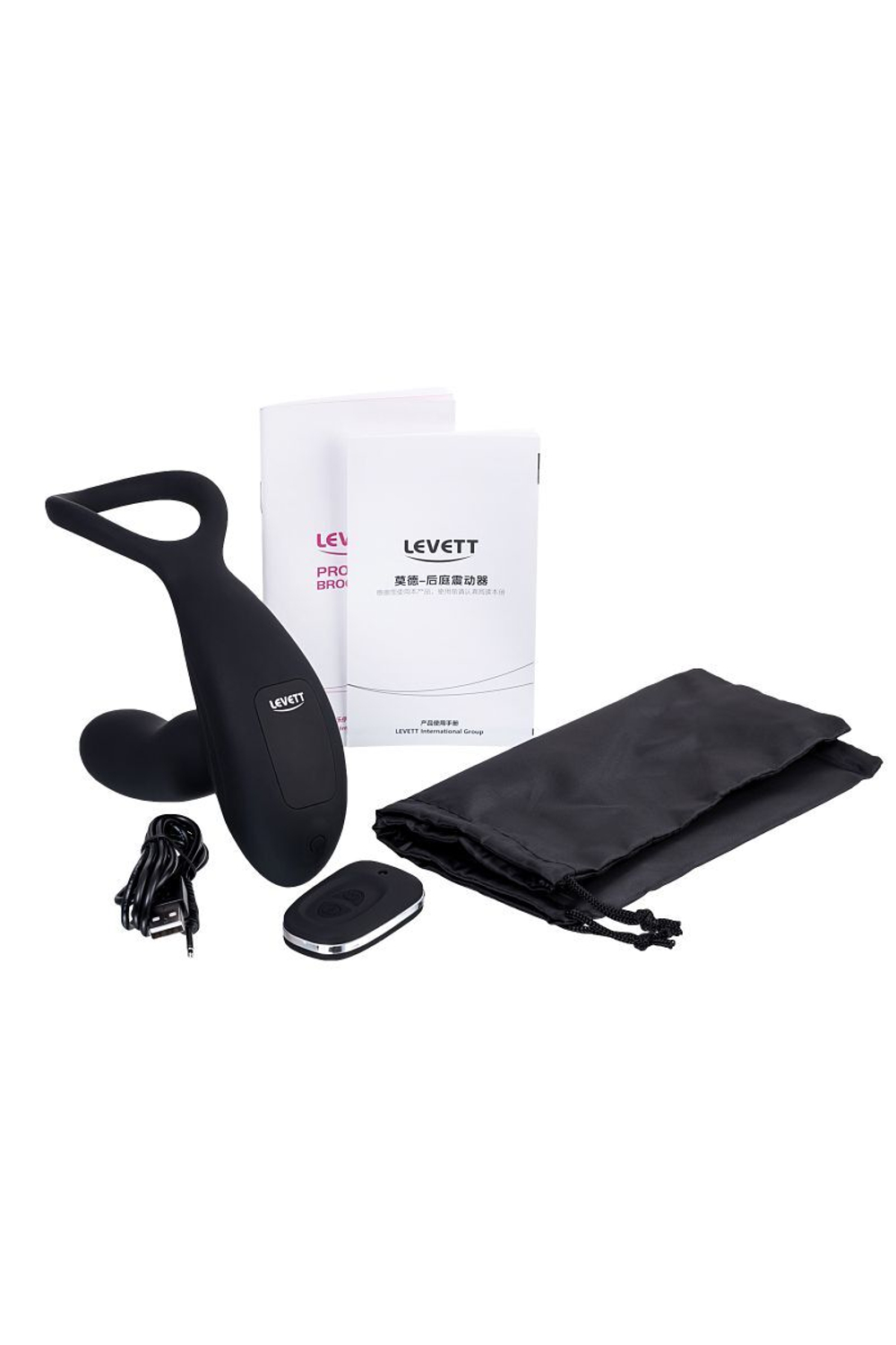 Черный стимулятор простаты Maud с вибрацией (Цвет: черный)