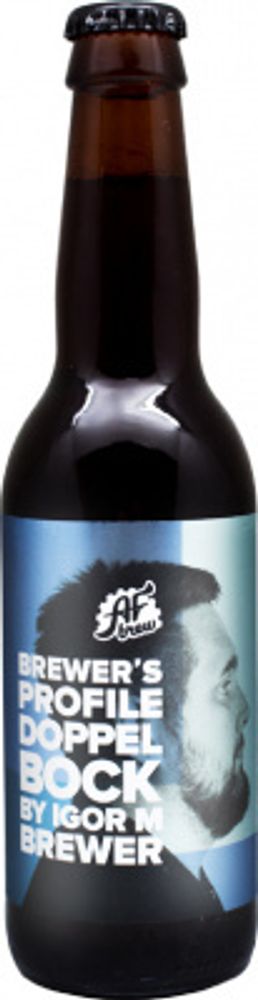 Пиво Аф Брю Брюэрс Профайл: Доппельбок / AF Brew Brewer&#39;s Profile: Doppelbock 0.33л - 10шт