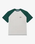 Футболка Ymkashix City серая/зеленая