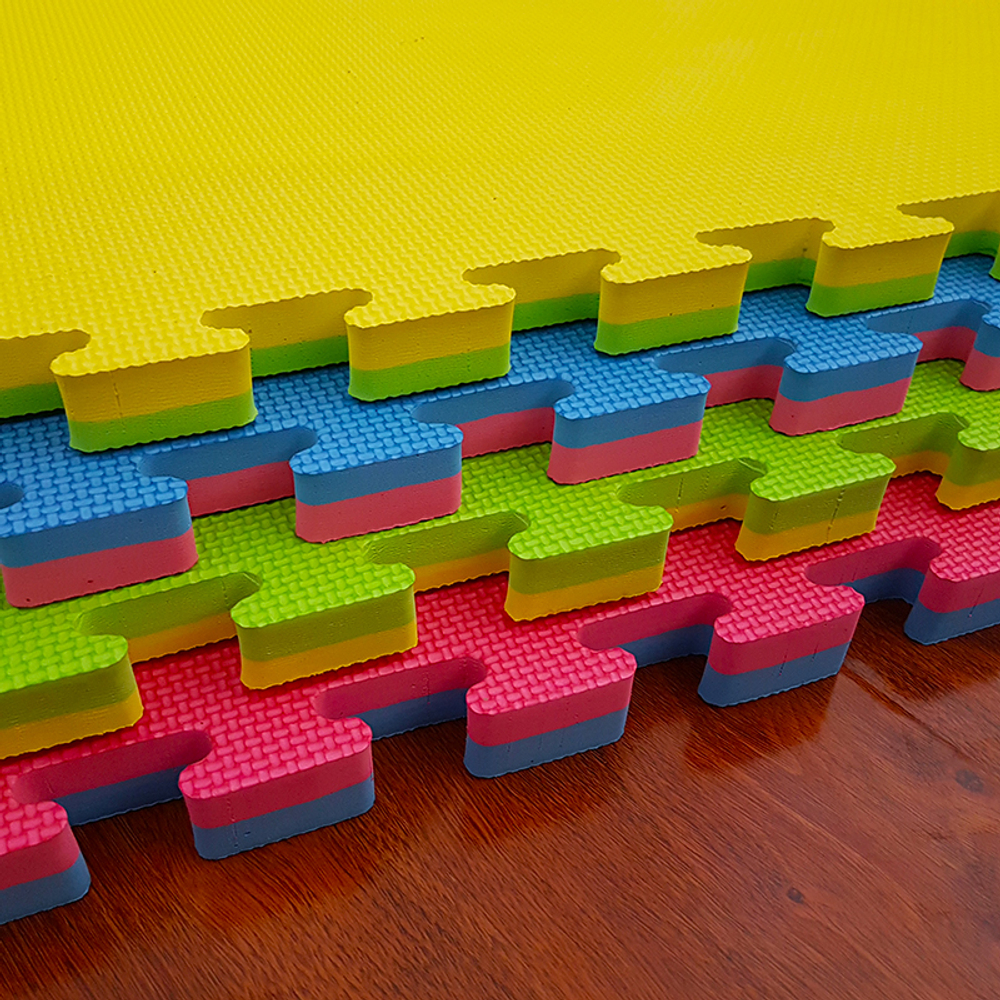 Будо-мат (татами) BABYPUZZ (1 плита 100x100x2,5см, 1кв.м./уп) "Салатовый"