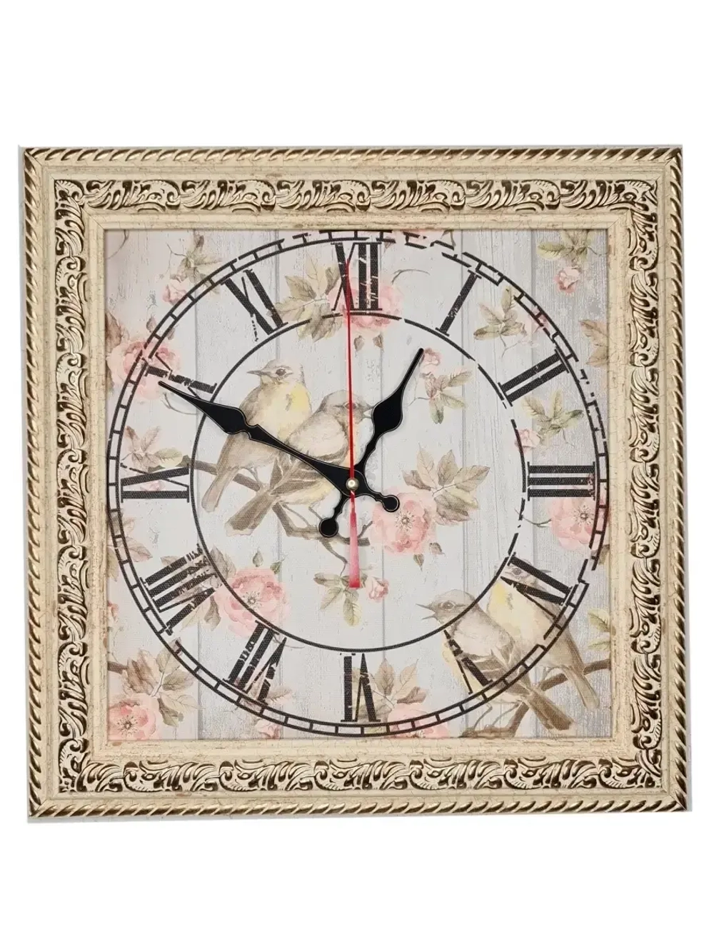 Часы настенные в винтажной раме "Прованс"