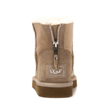 Угги Mini Zip Metallic Sand