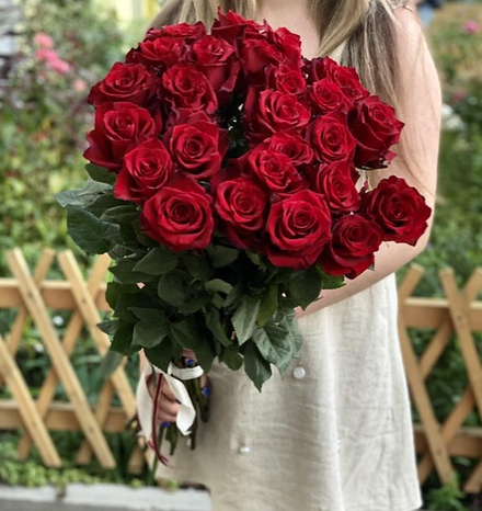 Букет роз 25 шт. Премиум