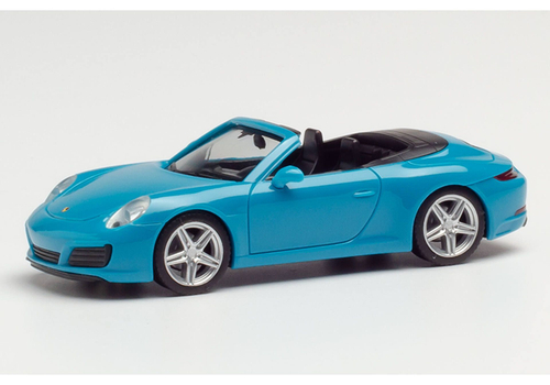 Автомобиль Porsche 911 C2 Cabrio, зелено-синий