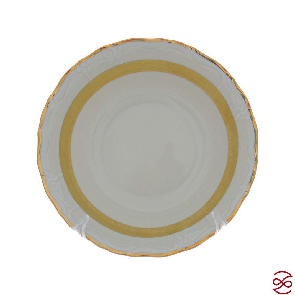Набор салатников Thun Мария Луиза золотая лента Ivory 19 см(6 шт)