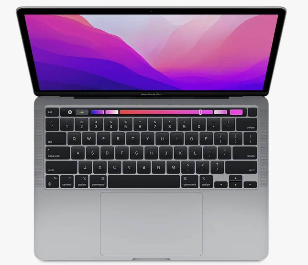13.3" Ноутбук MacBook Pro 13 2022 Space Grey (2560x1600, Apple M2, RAM 16ГБ,SSD 256ГБ, Apple M2 10-Core GPU, MacOS)