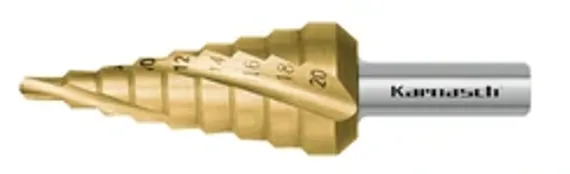 Ступенчатое сверло Ø 4-20 мм, Karnasch, арт. 20.1448