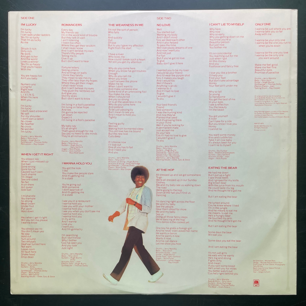 Joan Armatrading ‎– Walk Under Ladders (США 1981г.)