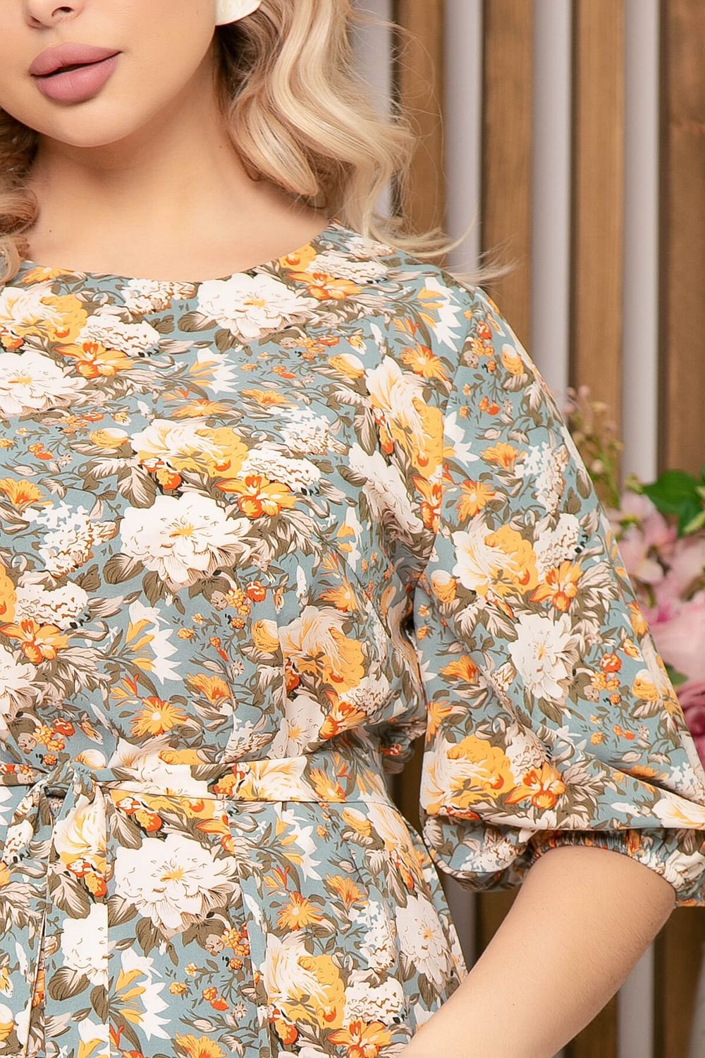 Платье "Айрис" (цветы) П5256 LT Collection