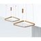 Подвесной светодиодный светильник Italline IT013-6024 gold 3000K