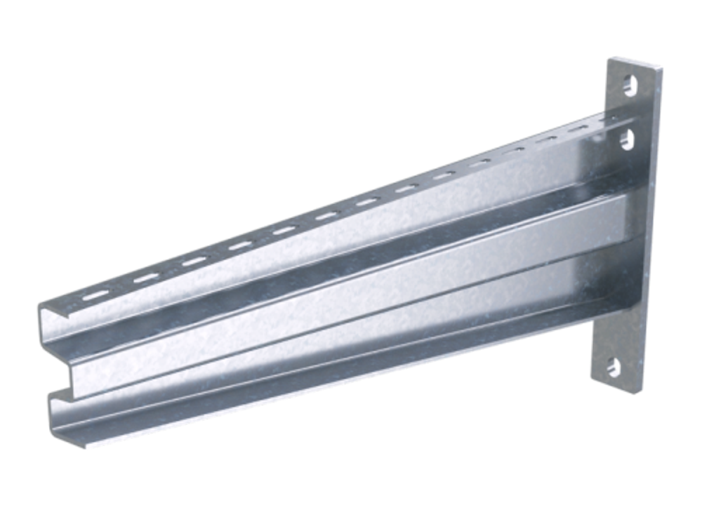 Консоль для тяжелых нагрузок 750мм сварная, нержавеющая сталь AISI 304