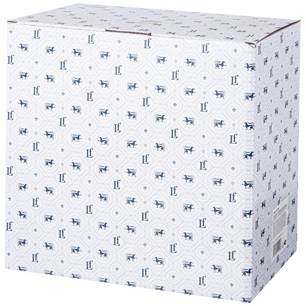 ТОРТОВНИЦА LEFARD "HERBAL" НА НОЖКЕ 28*23,5 СМ С ПЛАСТИКОВОЙ КРЫШКОЙ СИНЯЯ (КОР=6ШТ.)