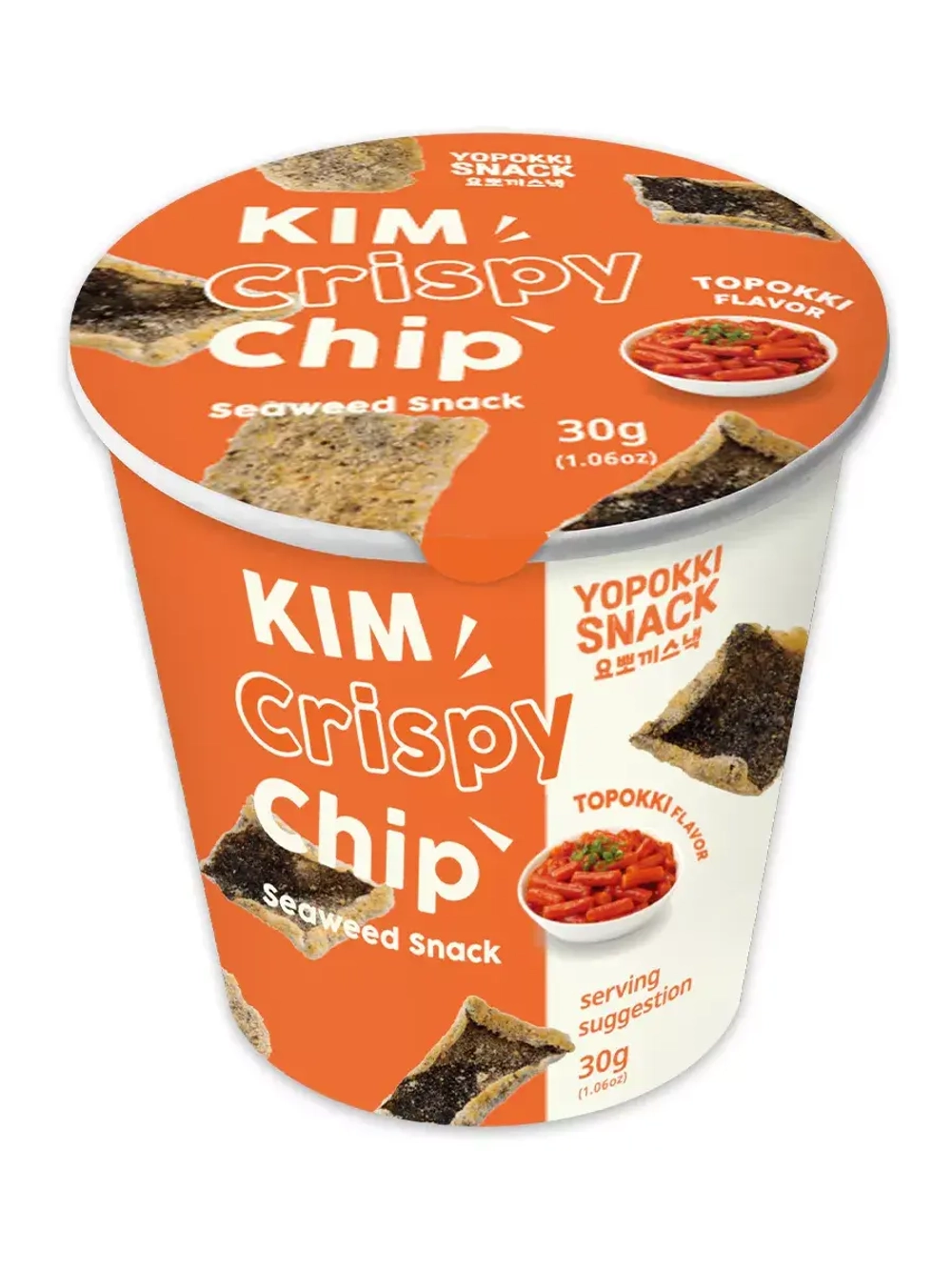 Чипсы из морской капусты со вкусом Токпокки 30 г * 3 шт