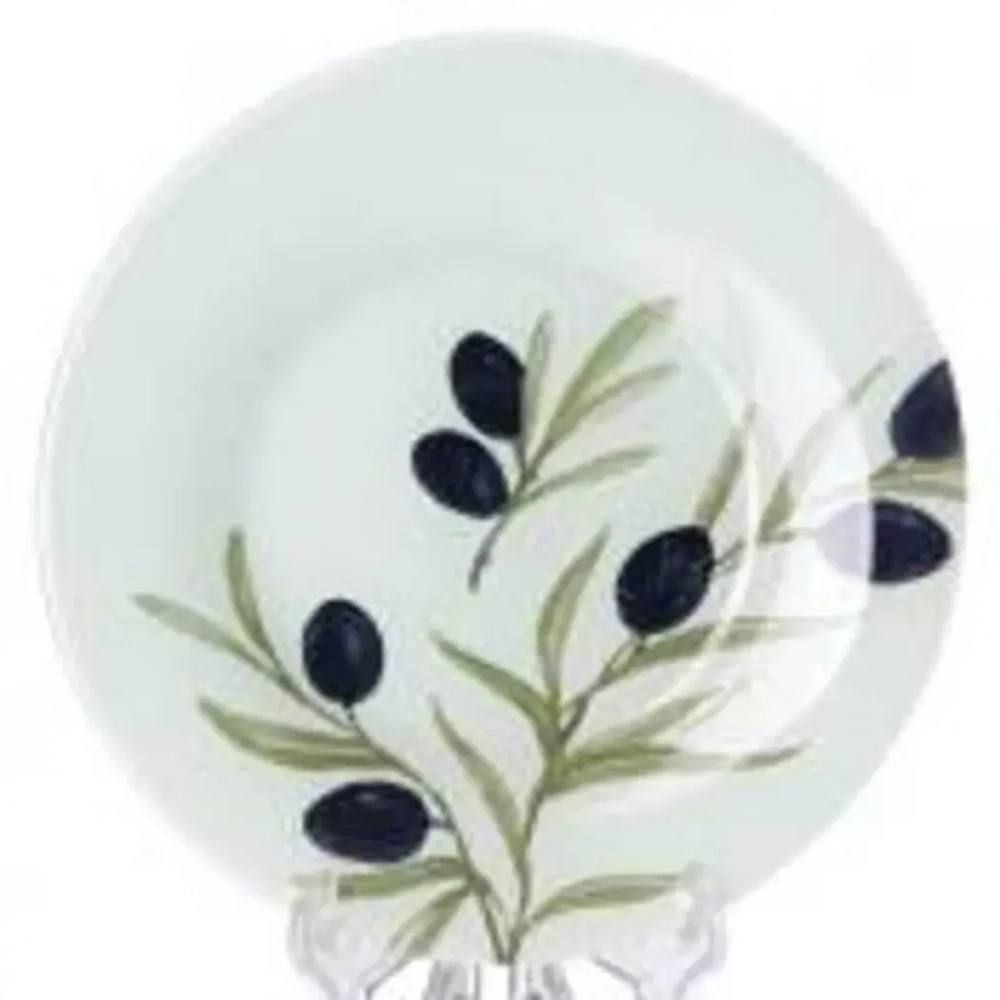 Тарелка десертная 19,5см ОЛИВКИ 10327SLBD35