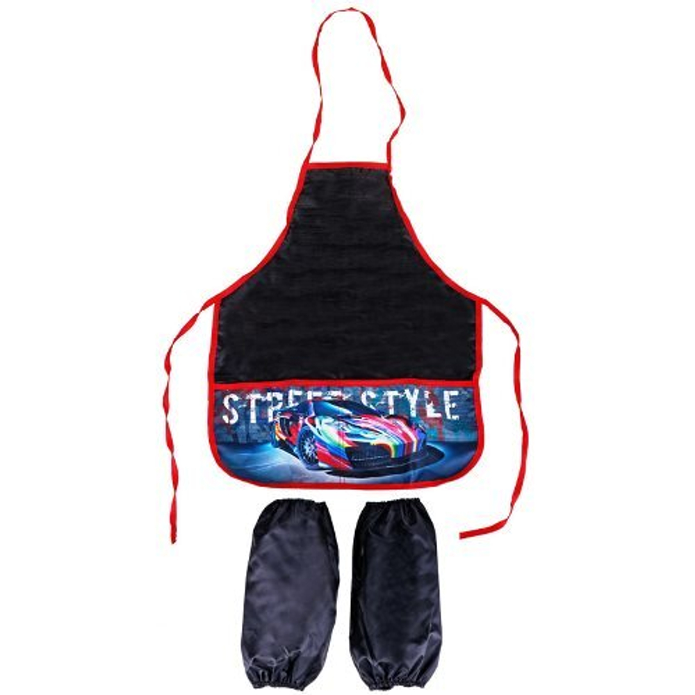 Фартук с нарукавниками ArtSpace "Street style", 39*49см, 2 кармана