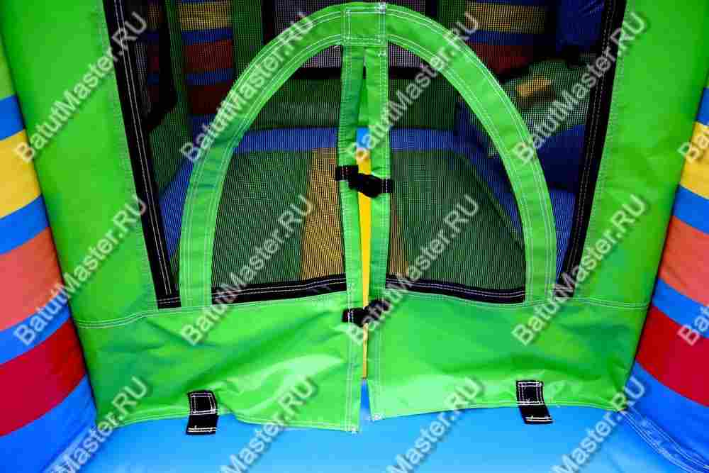Детский надувной батут "Радужный"