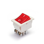 Выключатель клавишный 16А 250V, 20A 125V (4-х контактный)
