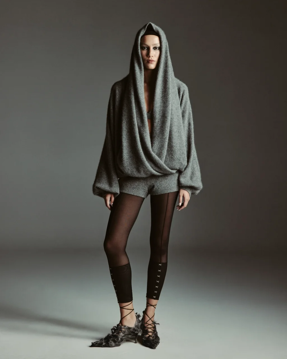 Лосины декоративные черные