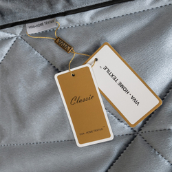 Велюровое покрывало в клетку OVL038