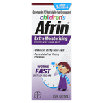 Afrin, Детский, увлажняющий спрей для заложенности носа, для детей от 2 до 6 лет, 15 мл (1/2 жидк. унц.)