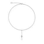 Колье Coeur de Lion White-Silver 1137/10-1417