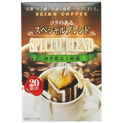 Японский молотый кофе Seiko Special blend в дрип пакетах