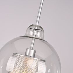 Подвесной светильник CATCH F pear silver D25