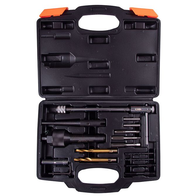 AFFIX (AF10312016C) Набор для обслуживания колодцев свечей накаливания, кейс, 16 предметов