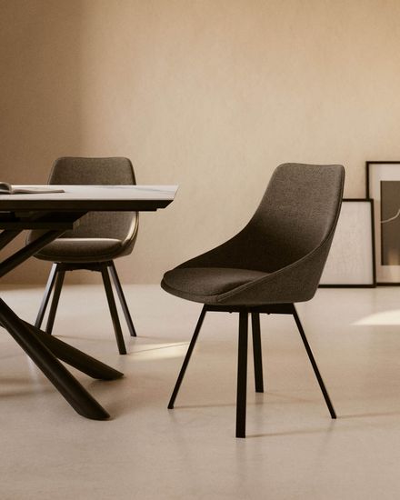 Стул Haston темно-серый La Forma Испания 