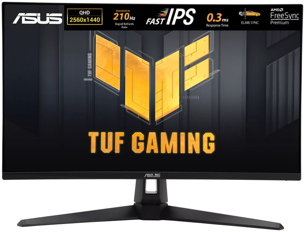 Монитор 27" ASUS TUF GAMING VG27AQ5A черный