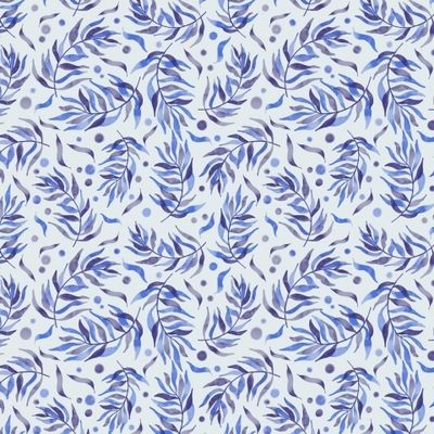 Акварельные листья