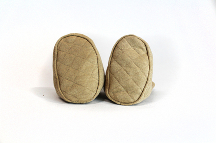 Утепленные пинетки RinaAmari Светлый кофе